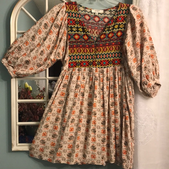 DRESS BOHO TUNIC CHIC  🍁✨ - Picture 2 of 4